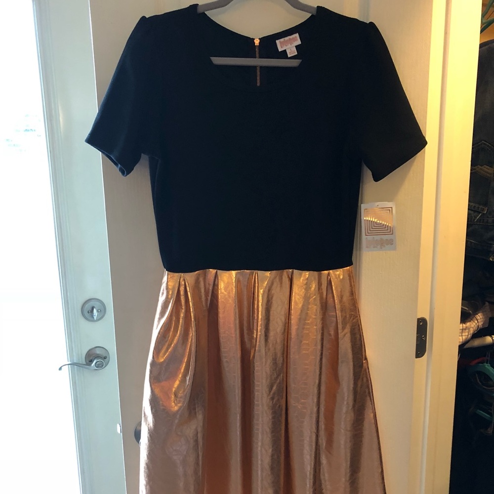 LuLaRoe Amelia Elegant Rose Gold